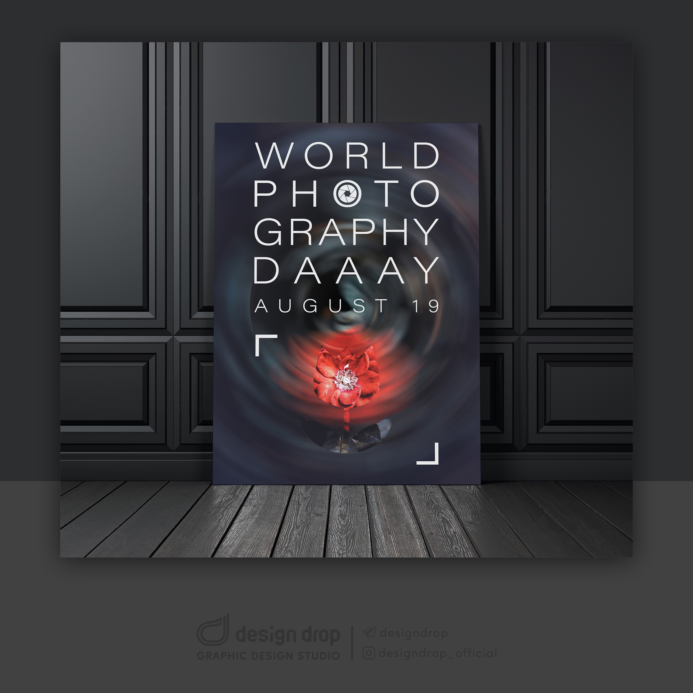 طراحی پوستر روز جهانی عکاسی