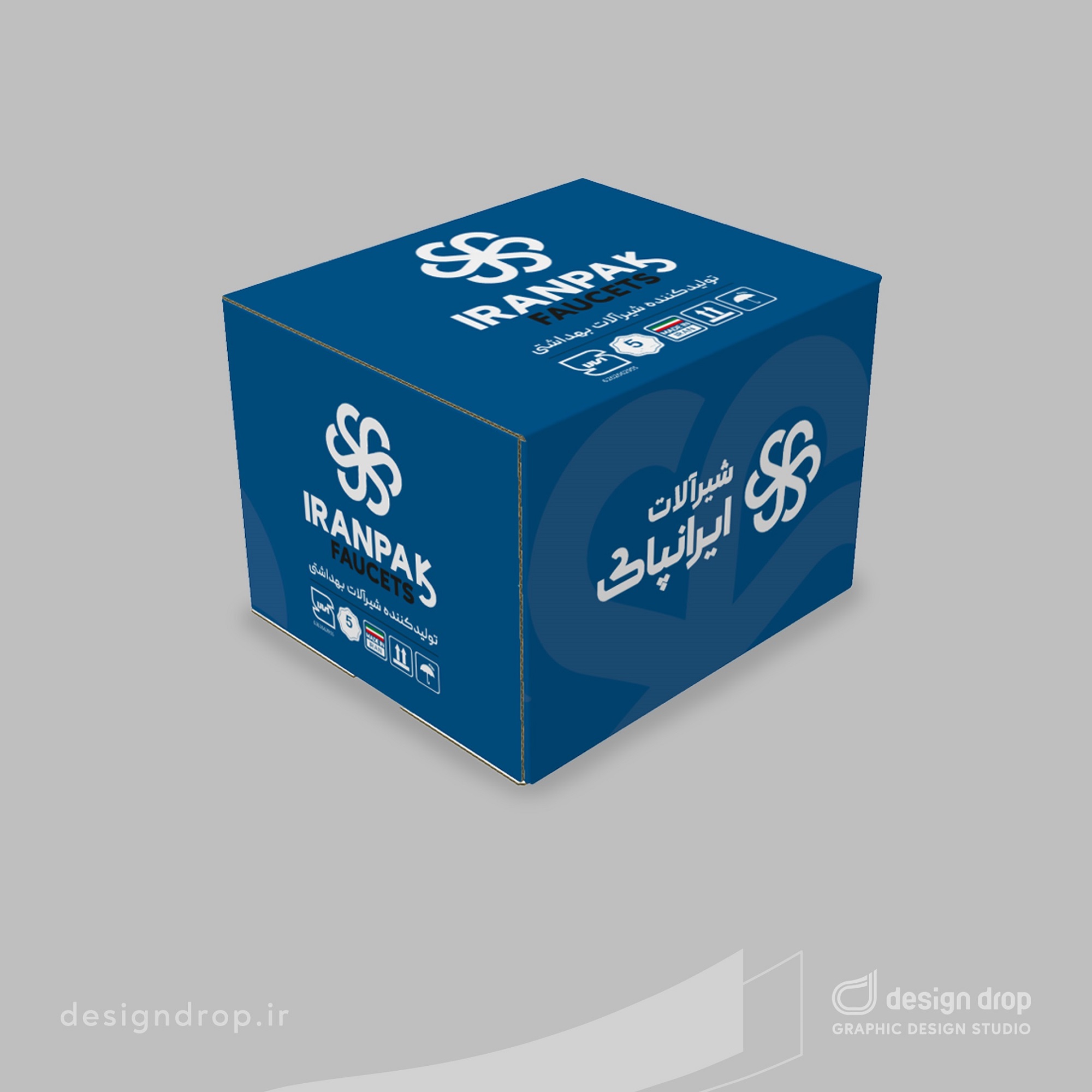 طراحی بسته‌بندی جعبه ایرانپاک